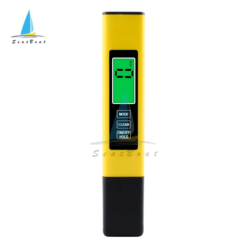 Detector Digital de calidad del agua, multifunción, portátil, 3 en 1, TDS/conductividad de la EC, bolígrafo de Prueba de Temperatura, pantalla de retroiluminación