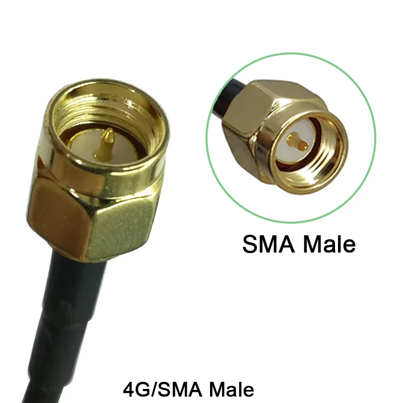 Eoth 1 2 uds 4G LTE antena 15dbi SMA macho hembra conector aéreo 698-960/1700-2700Mhz IOT base magnética 3M antena con ventosa transparente - imagen 4