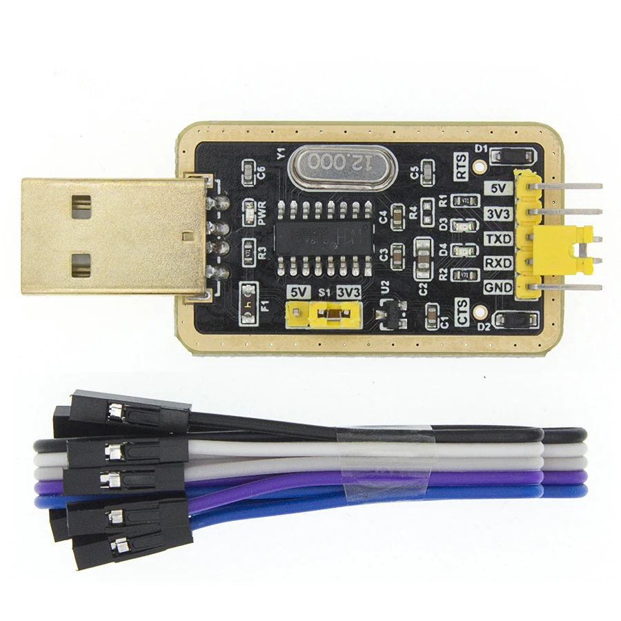 Módulo CH340G CH340E Convertidor USB a TTL Módulo UART CH340 3.3V 5V - imagen 3