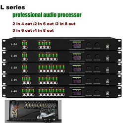 Paulkitson Procesador DSP Serie L – Karaoke 4 Entradas 8 Salidas