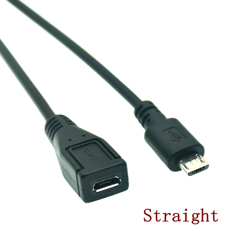 Cable Micro USB 2,0 B de 5 pines macho a hembra, extensión m/F, cargador de datos de carga, extensor de plomo, 1M, 3m, 5M - imagen 4