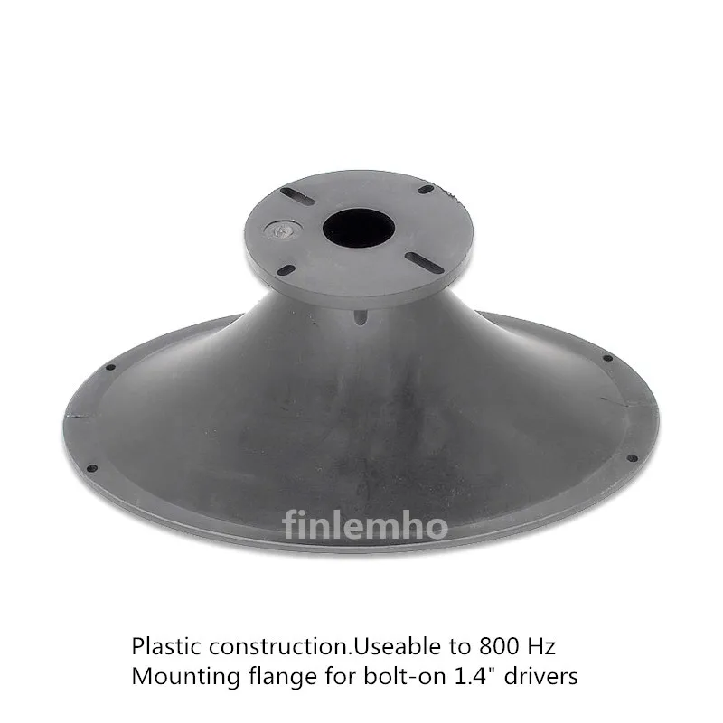 1 altavoz DJ Tweeter bocina 1,4 "garganta ovalada guía de onda 80 °   x 50 °   Para consola mezcladora de Audio profesional HiFi para coche cine en casa - imagen 3