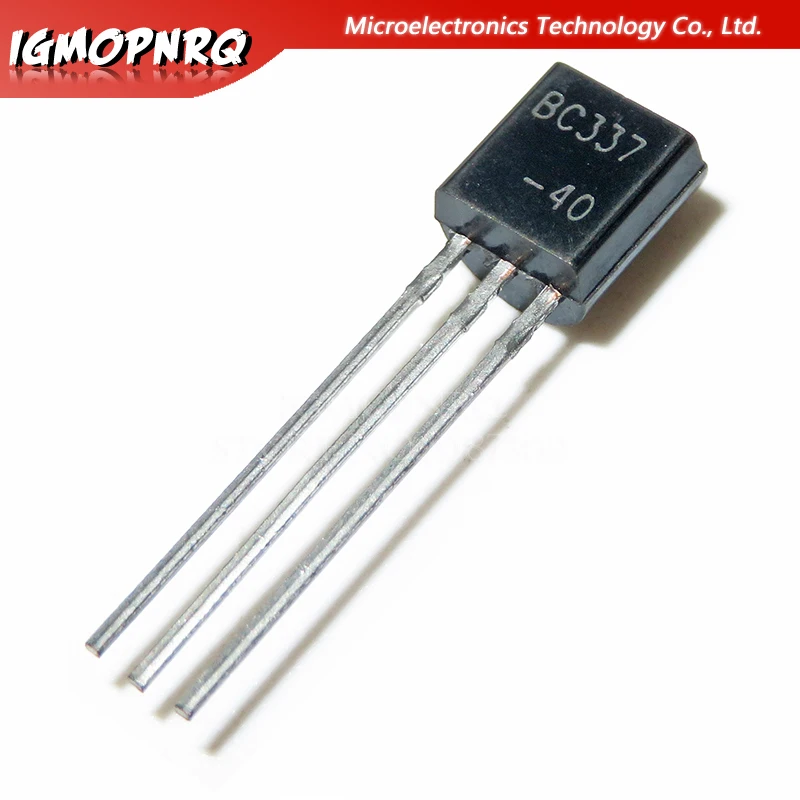 Transistores bipolares BC337 TO-92, BC337-40, BJT PNP, 45V, 100mA, nuevo y original, 50 Uds.