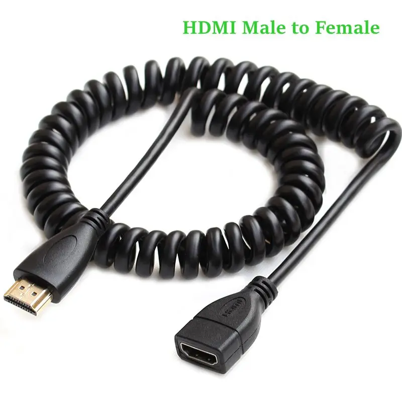 Resorte de alta velocidad compatible con Micro HD a HDMI, chapado en oro, compatible con Ethernet, 4K, retorno de Audio, Cabo para cámara SLR, HDTV, XBox, Tablet - imagen 2