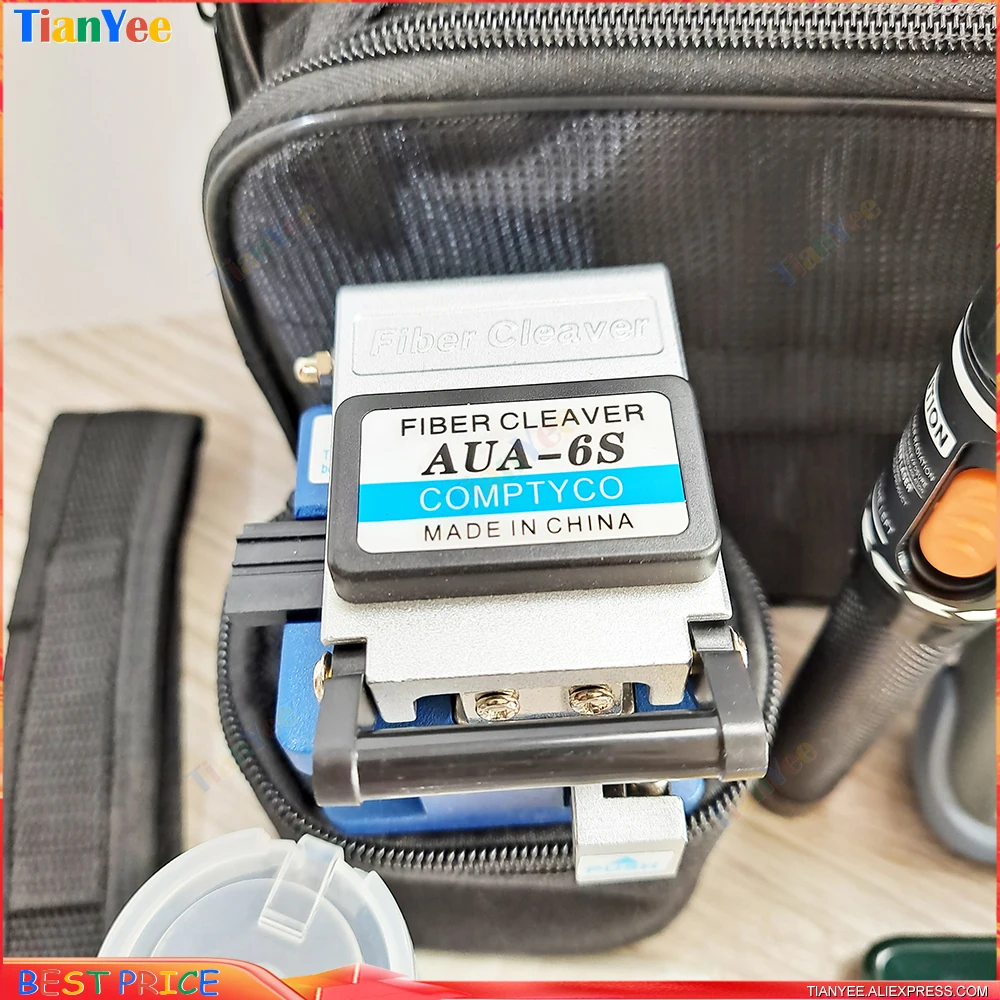 Kit de herramientas FTTH con OPM -70 ~ 10dBm, medidor de potencia óptica, cuchilla de AUA-6S, localizador Visual de fallos VFL de 10MW, CFS-3 y pelacables - imagen 2