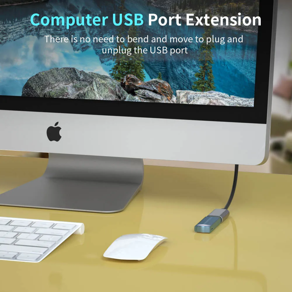 Cable de disco flash USB 3,0, extensor de unidad Flash USB A para teclado, Webcam, GamePad, Cable de extensión de concentrador USB OTG - imagen 3