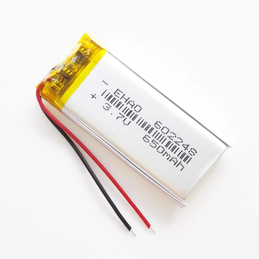 Venta al por mayor 10 Uds 3,7 V 650mAh batería recargable LiPo de polímero de litio 602248   Alimentación para Mp3 GPS Vedio Game Bluetooth Auricular - imagen 5