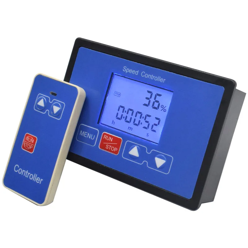 Controlador PWM Motor DC 9-55V con Pantalla Digital LCD Inalámbrico