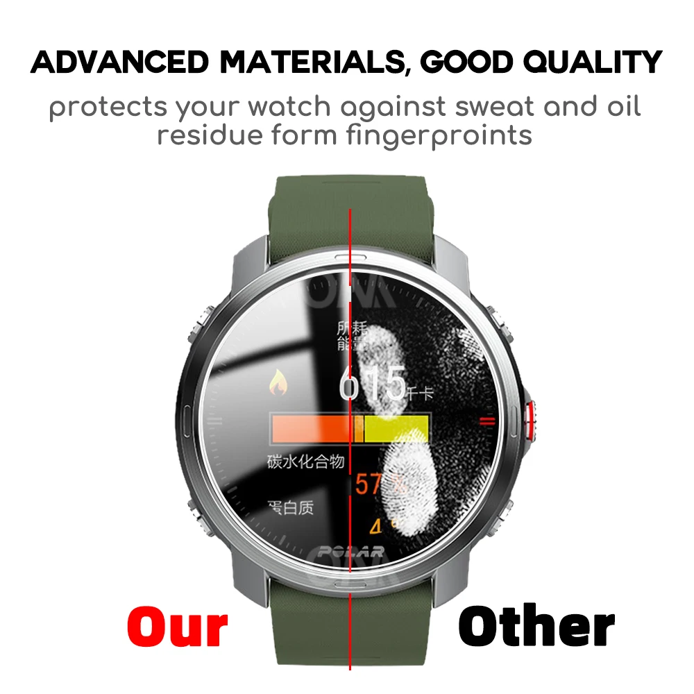 Vidrio templado para Polar Vantage M2 V2 Ignite 2 Protector de pantalla antiarañazos para Polar Vantage V2 accesorios de vidrio Protector - imagen 4