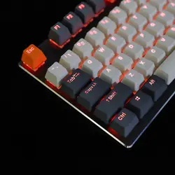 Teclado Mecánico Gaming 108 Teclas PBT Retroiluminado RGB Carbon
