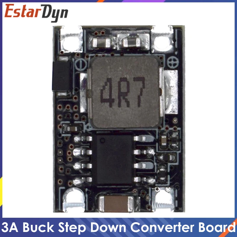 Mini placa convertidora Buck reductor, módulo reductor de potencia, regulador de voltaje CC, 3A, 5V-30V a 3,3 V, 5V, placa PCB