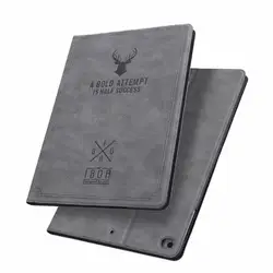 Funda Cuero iPad Inteligente Vintage Ciervo – Para Air / Pro / Mini