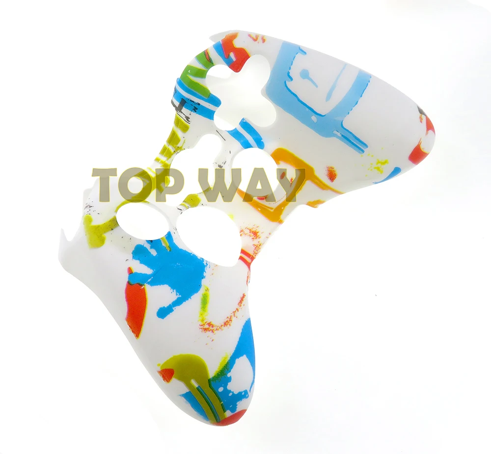 1 Uds. Para Microsoft Xbox 360 controlador inalámbrico/con cable funda protectora de goma de silicona accesorios de juego de piel - imagen 2