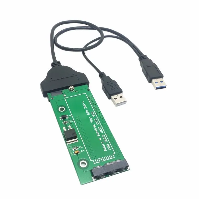 Tarjeta adaptadora SATA para ordenador portátil, conector de Cable USB 3,0, compatible con ASUS EP121, UX21, UX31, SANDISK ADATA XM11, SSD de 2,5 "y 3,5" - imagen 2