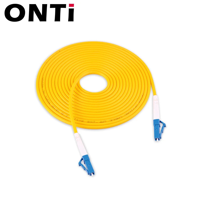 ONTi 1-10 Uds LC UPC a LC UPC Simplex 2,0mm PVC Cable de conexión de fibra monomodo puente cable de conexión de fibra fibra óptica - imagen 3