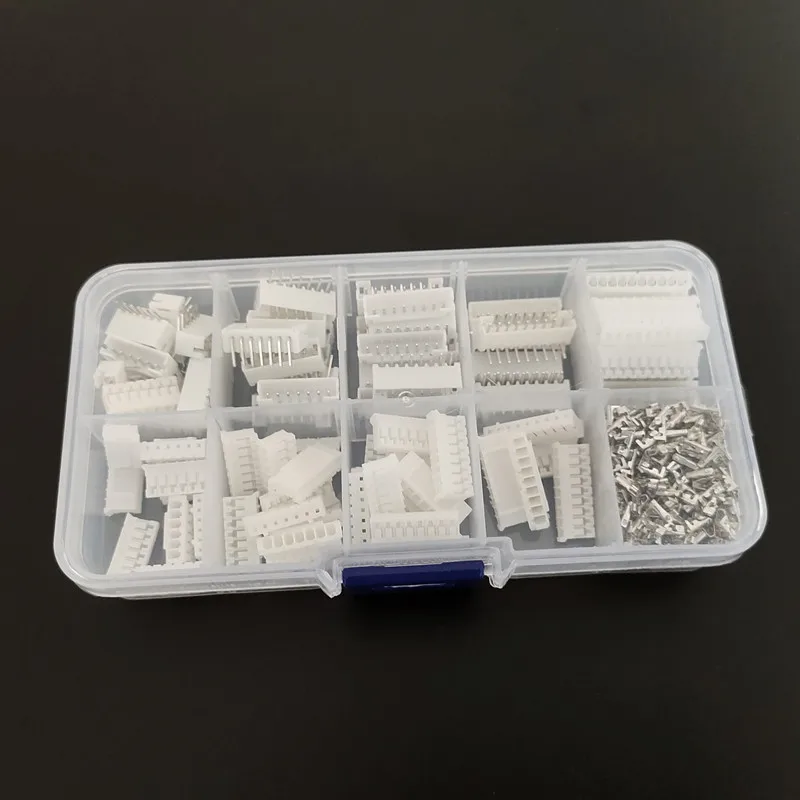 50 juegos de conectores de cable de ángulo recto, 6p, 7p, 8p, 9p, 10 pines, Terminal de paso de 2,0mm/carcasa/conector de cabezal de Pin, adaptador, Kits de PH - imagen 2