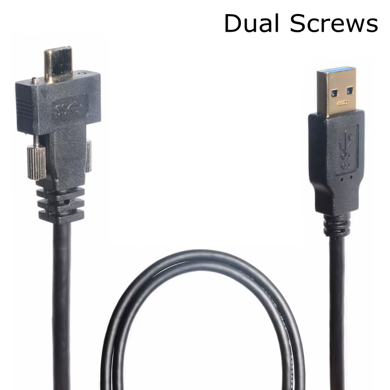 Cable USB 3.0 a USB-C con Bloqueo de Tornillos - imagen 3