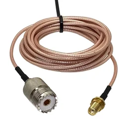 Cable Pigtail Coaxial SMA UHF SO239 Antena RF