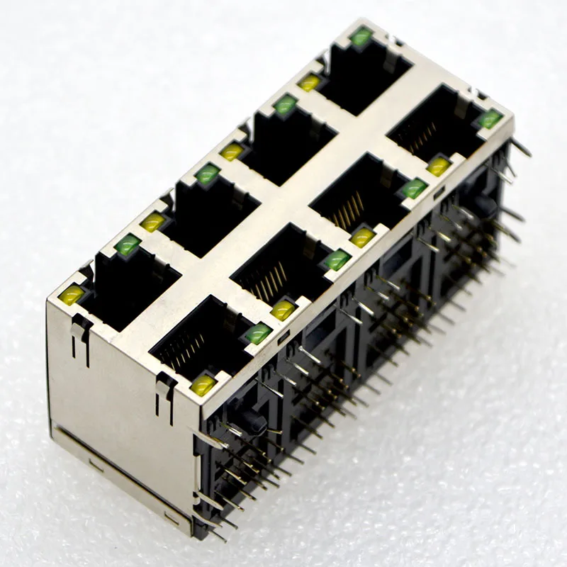 Keystone Jack RJ45 Cat6A LED – Conector Ethernet Blindado - imagen 5