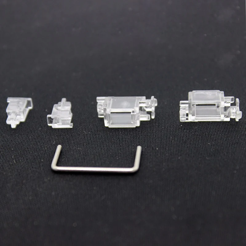 Estabilizadores PCB montados en PCB transparentes OEM estilo cereza eje satelital 7u 6.25u 2u para interruptores MX Teclado mecánico teclas grandes - imagen 4