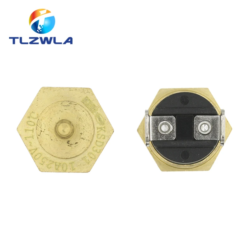 Interruptor de temperatura Normal cerrado 10A 250V, tapa de rosca KSD301 M4 40/45/50/55/60/65/70/75/80/85/90/100/110C/120/130, 10 unidades grados - imagen 2