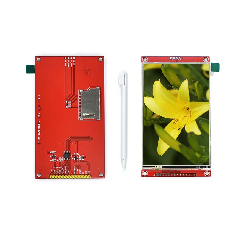Módulo de pantalla LCD TFT de 4,0 pulgadas, 480x320 MCU, serie SPI, con controlador integrado de Panel táctil, ST7796S/ILI9486 - imagen 2