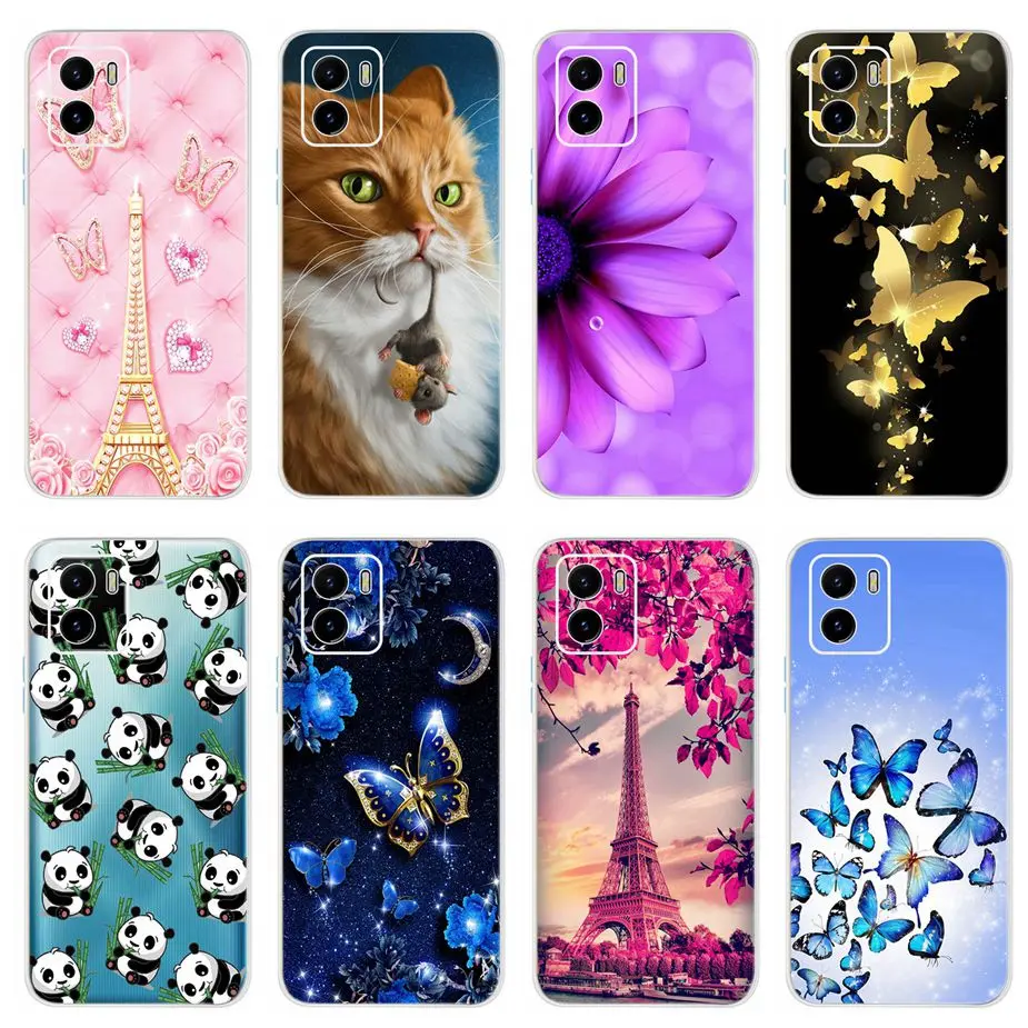 Funda para Vivo Y15a Y15s, carcasa pintada con estilo para Vivo Y15s, funda trasera de silicona suave para Vivo Y15s Y 15 a s VivoY15a