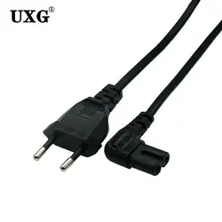 Cable Alimentación IEC320 C7 Ángulo Derecho UE para Portátiles