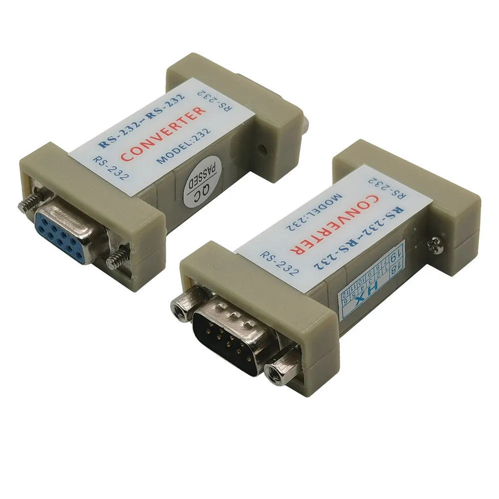 Isolador eléctrico óptico de puerto serie RS232 a RS232, protección de PC RS232, 1 ud.