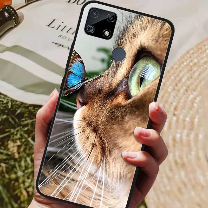 Para Realme C25s funda trasera de silicona funda de teléfono para Realme C25s RMX3195 C 25S C25 S fundas Realme C25s coque de parachoques suave - imagen 2