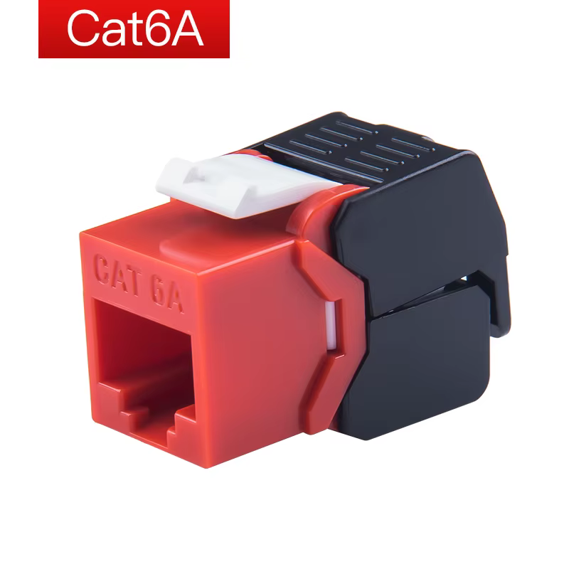 Keystone RJ45 CAT6A – Módulo Toolless 10G Multicolor - imagen 4