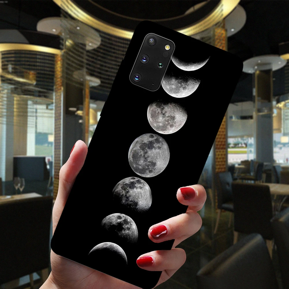 Funda de silicona negra para móvil, carcasa suave de cielo estrellado, chica arcoíris, amante del cuerpo, rosa, para Samsung S20 FE Ultra S10 Lite S9 S8 Plus S10E S7 Edge - imagen 4