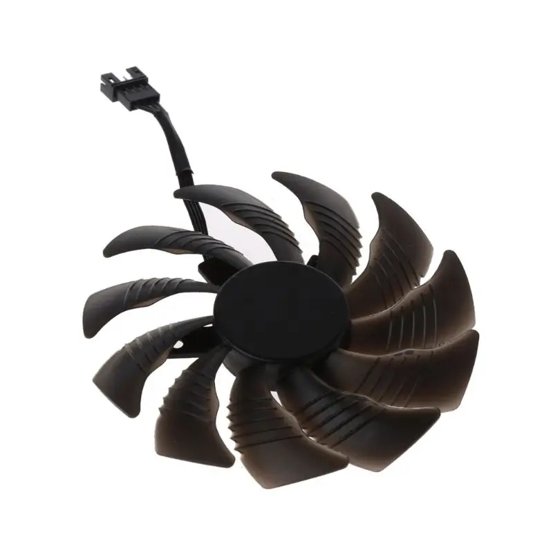 Ventilador de refrigeración de 88MM T129215SU, 4 pines, para Gigabyte GTX 1050, 1060, 1070, 960, RX 470, 480 - imagen 4