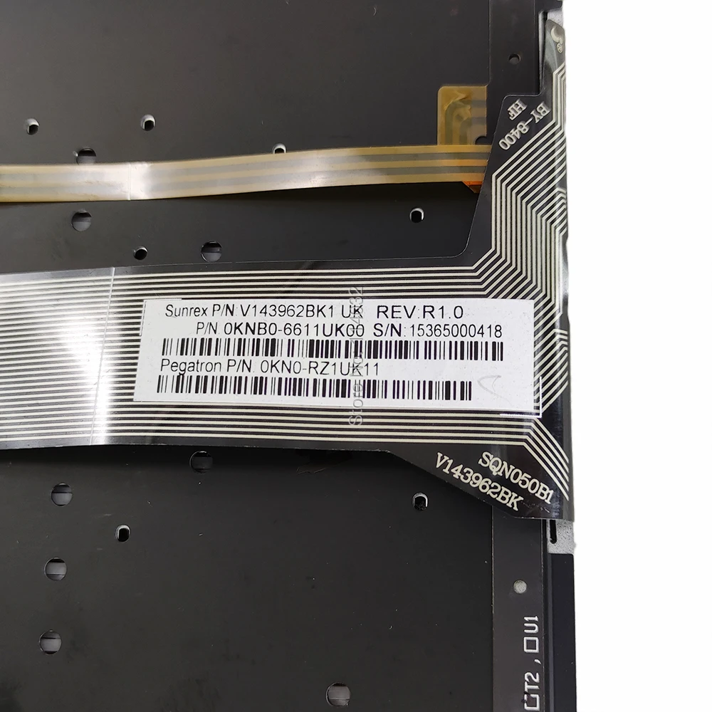Teclados de repuesto GL552 teclado retroiluminado para ASUS ROG GL552 GL752 UK PO portugués negro 0KN0 RZ1UK11 0KNB0 662GPO00 nuevo - imagen 4