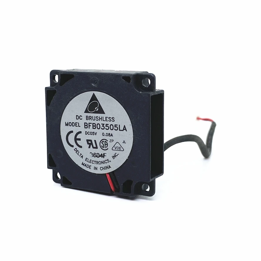 Delta Turbo-ventilador centrífugo para ordenador portátil, ventilador de refrigeración de 2 pines, BFB03505LA 3510, 5V, 0.08A, 3,5 CM, 35MM
