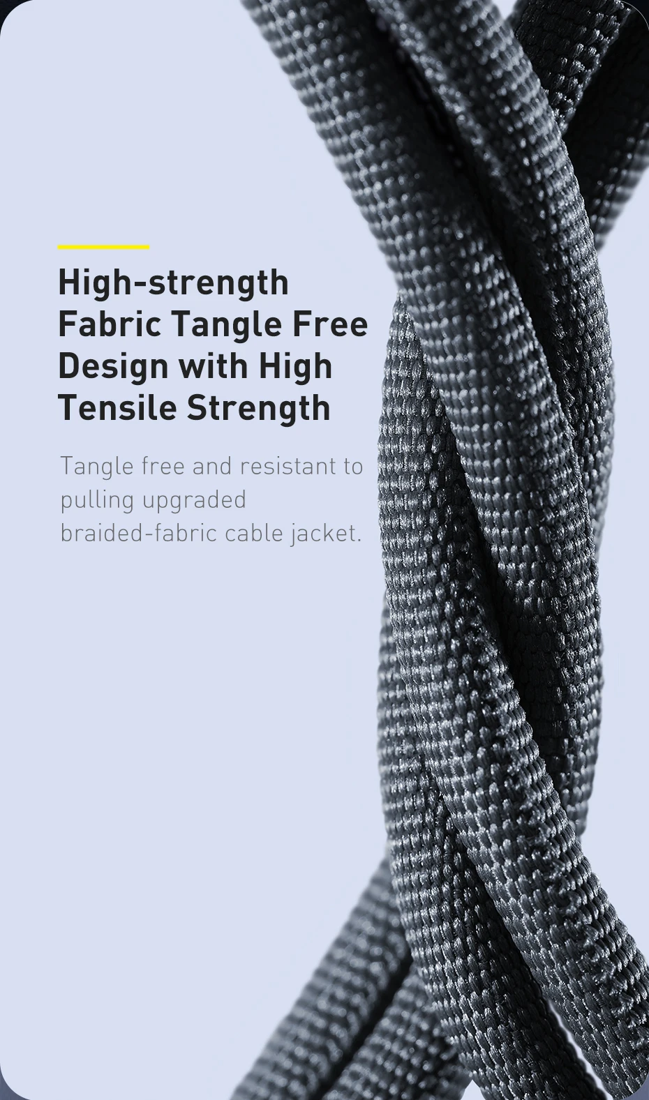 Cable Baseus - Velocidad de carga rápida