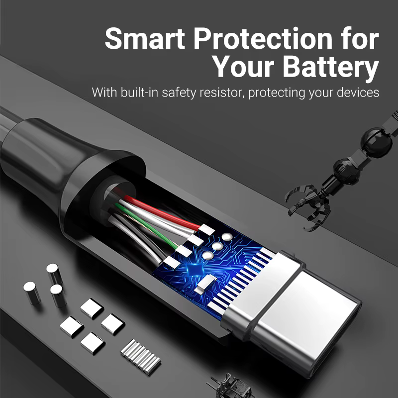 Vention Cable USB-C Carga Rápida Samsung Galaxy S10/S9 Huawei P20 Pro - imagen 2