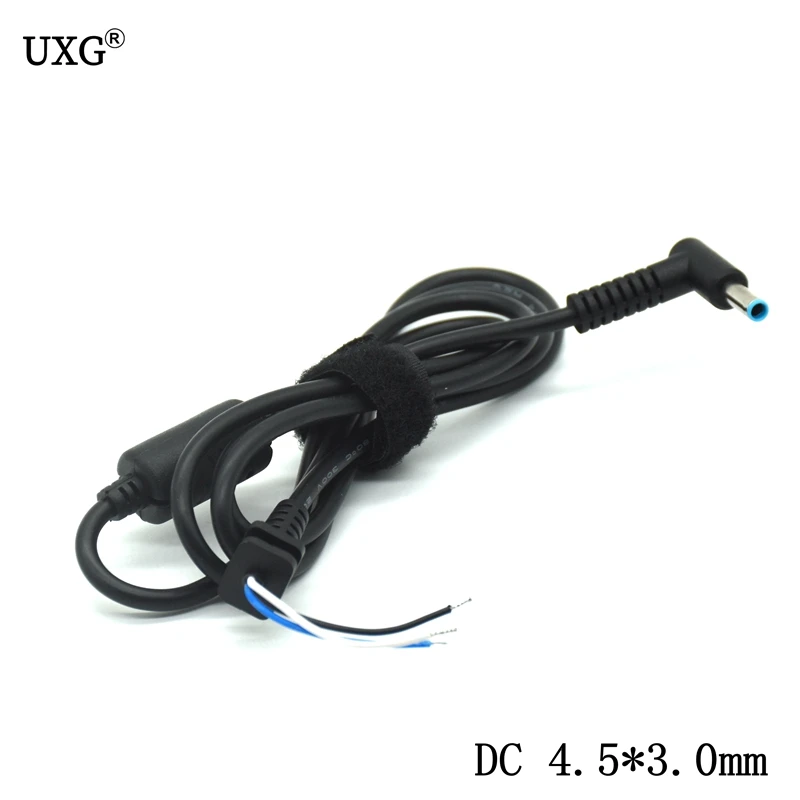 Fuente de alimentación DC 4,5x3,0mm, 4,5x3,0mm, Conector de enchufe con Cable/Cable para Hp Envy Pavilion 14 15, adaptador de ordenador portátil, Cable cargador - imagen 2