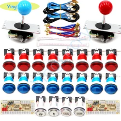 Kit Arcade DIY Joystick Sanwa 12V y Botones LED USB PC Raspberry Pi