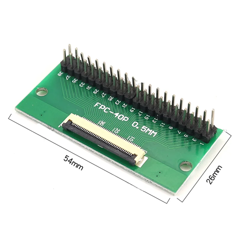 Conector FPC FFC Doble Fila 40 Pines 0,5mm - imagen 4