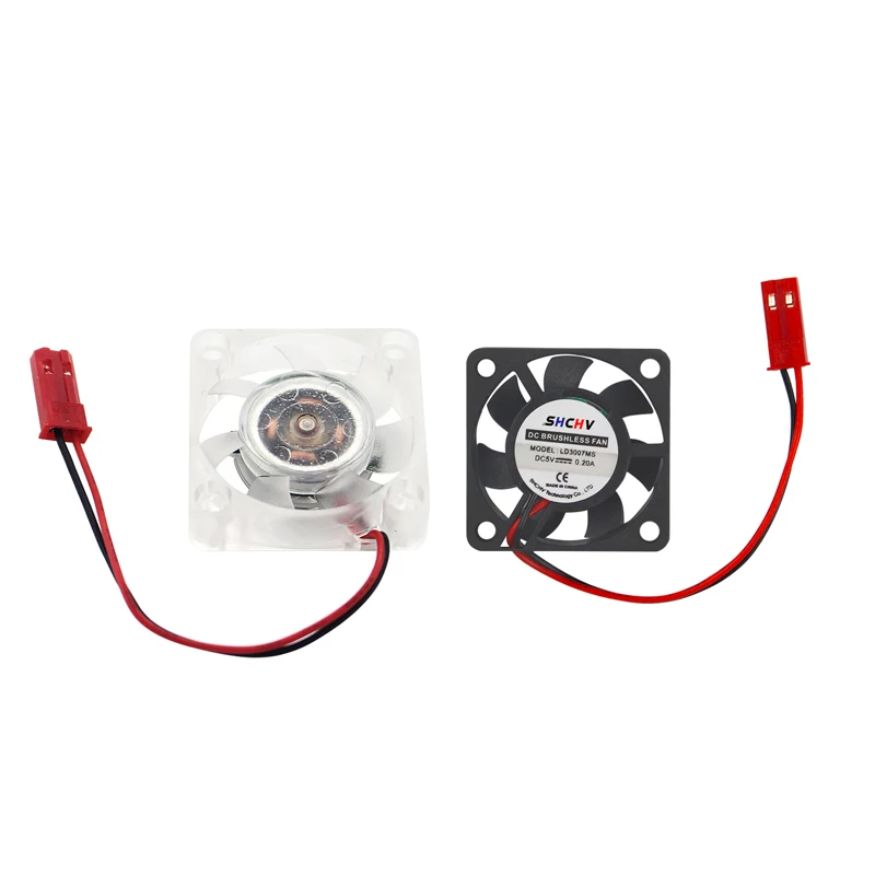 Ventilador de refrigeración para Raspberry Pi 4 DC 5V, radiador sin escobillas, ventilador de refrigeración con tornillos para Raspberry Pi 4/3/3B, 1 unidad