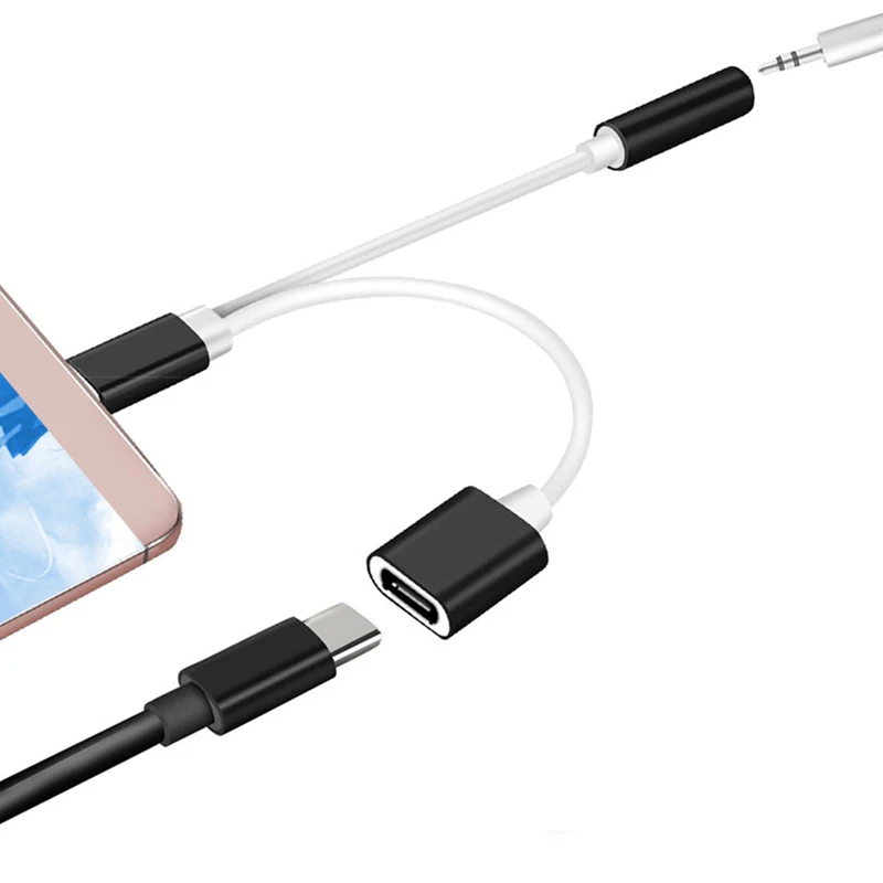 Adaptador de auriculares tipo C a 3,5mm, convertidor de Cable USB 3,1, Conector de Audio AUX macho tipo C USB-C, conversión de auriculares - imagen 4