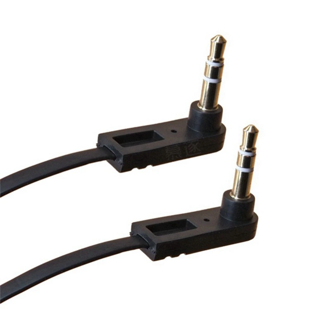 Flache kurze linie 3,5mm drei-level audio rechtwinklig revolución weibliche adaptador kopfhörer stecker 90 grad ellenbogen L-typ v - imagen 2