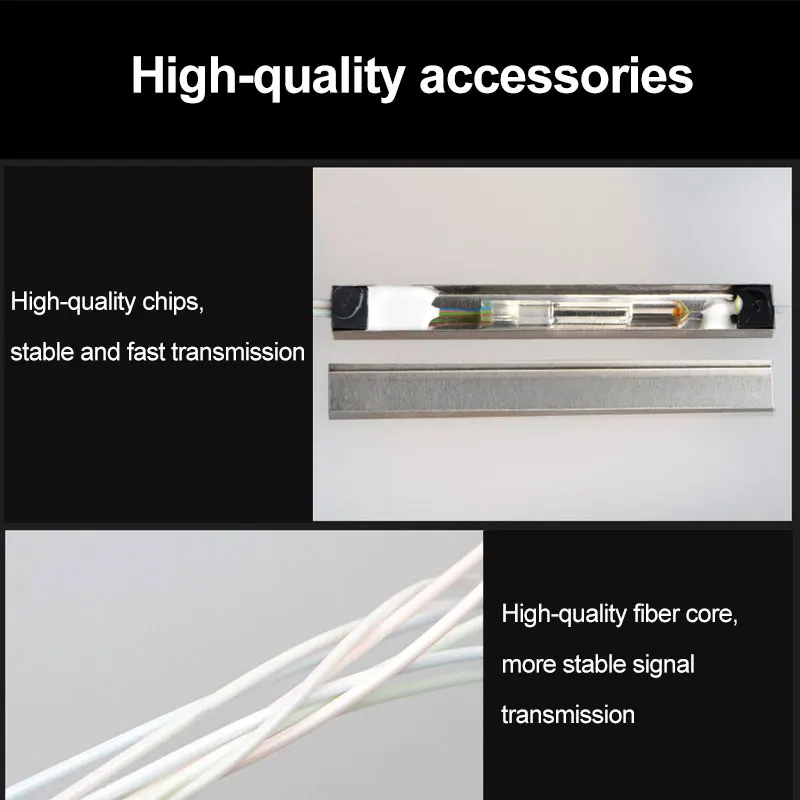 ONTi 5 unids/lote 1X16/1X8/1X4/1X2 PLC SC/APC SM 0,9mm G657A1 PVC 1m FTTH divisor de fibra óptica - imagen 5