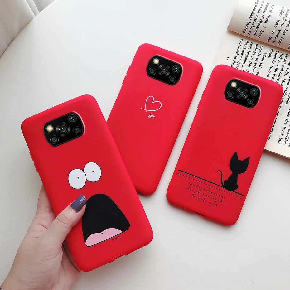Funda Poco X3 para Xiaomi Poco X3 NFC, Fundas bonitas de silicona suave TPU, funda trasera para Xiaomi Poco X3 PocoX3 Pro X 3, fundas para teléfono - imagen 2
