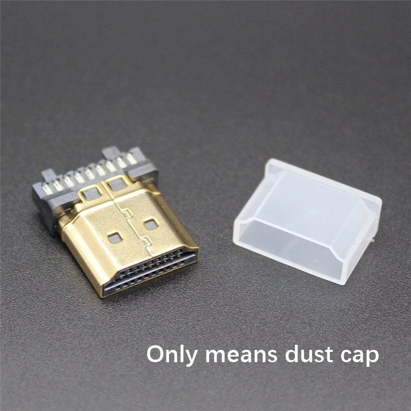 Tapa antipolvo HDMI para cable HDMI, cubierta protectora transparente, macho, antioxidante, envío gratis, 100 unidades - imagen 5