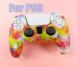 Funda silicona PS5 – Gel suave antigolpes con estampado acuarela