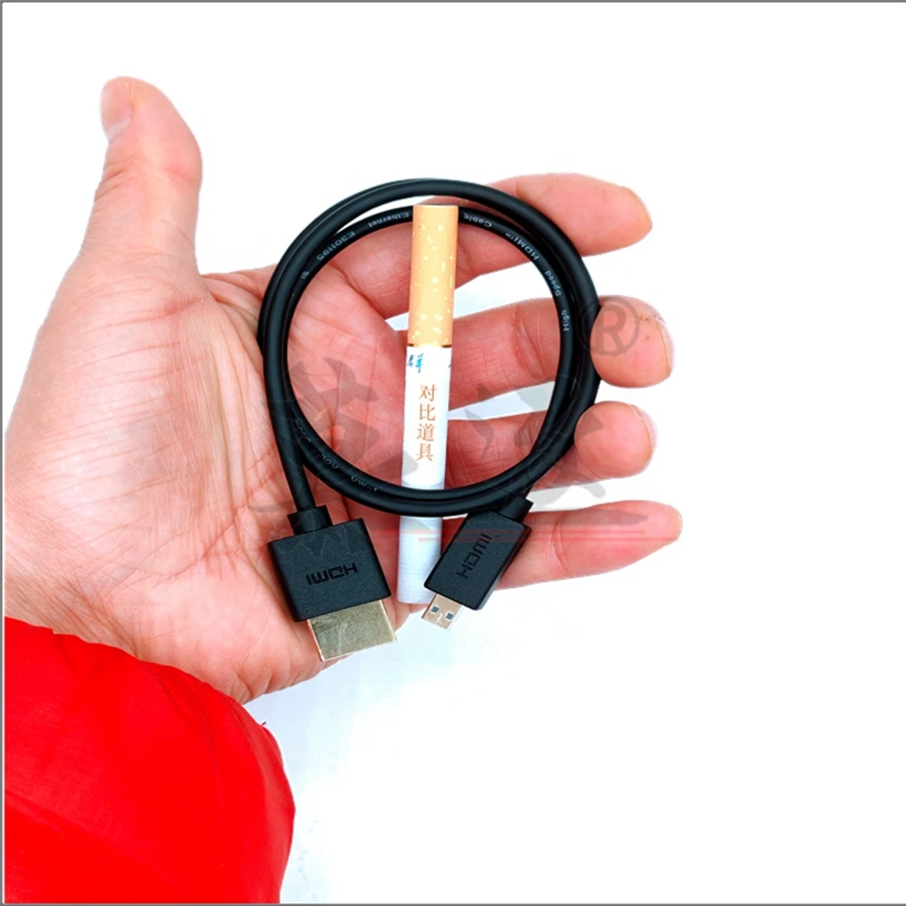 Cables finos súper suaves compatibles con Micro HDMI macho a HD OD 3,0mm y Cable Mini HD macho 2k * 4k hd @ 60hz portátil ligero - imagen 4