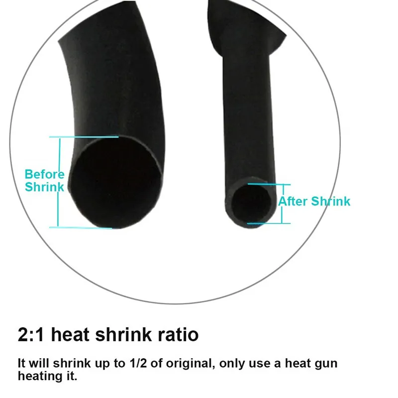 Tubo termorretráctil - Colores disponibles