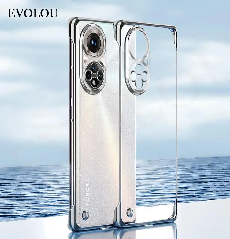 Funda de teléfono transparente sin marco delgada para Huawei Honor 50 Pro 50SE Nova 9, carcasa de parachoques duro para Huawei P50 Honor 50Pro - imagen 2